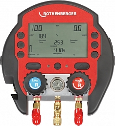 Электронный цифровой манометрический коллектор Rothenberger Rocool 600