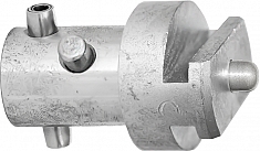 Переходник-адаптер для прочистных спиралей и насадок Crocodile Т-образный замок-Electric Eel 32 мм