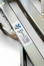 Шильдик наклонного штатива для алмазного бурения Keos KS-450J