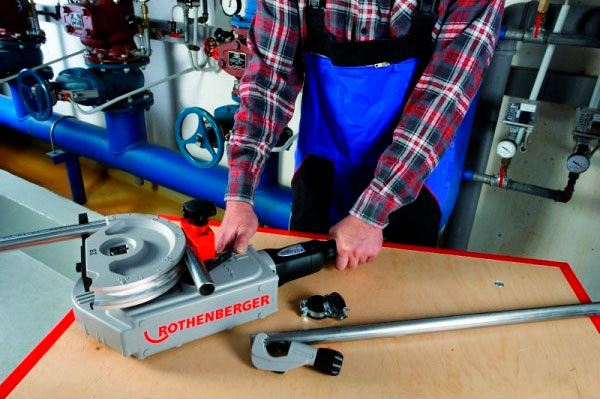 Использование трубогибов электрических Rothenberger Robend 4000 Basic Set